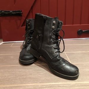Used combat boots